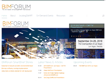 Tablet Screenshot of bimforum.org